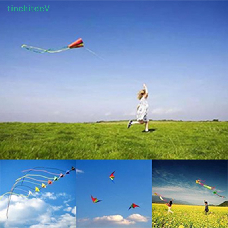 Diều Đồ Chơi Delta Bằng Nylon Có Tay Cầm Dành Cho Trẻ Em