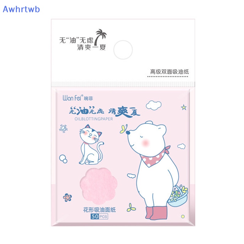 Set 50 Giấy Thấm Dầu Chống Nhờn Làm Sạch Da Mặt Tiện Dụng Mới