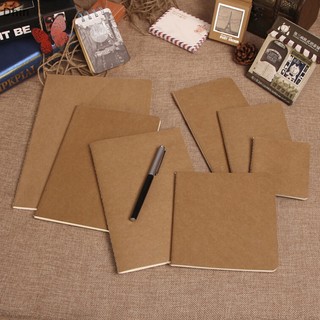 [Dhin] Kraft paper notebook blank notepad book vintage journal notebooks COD