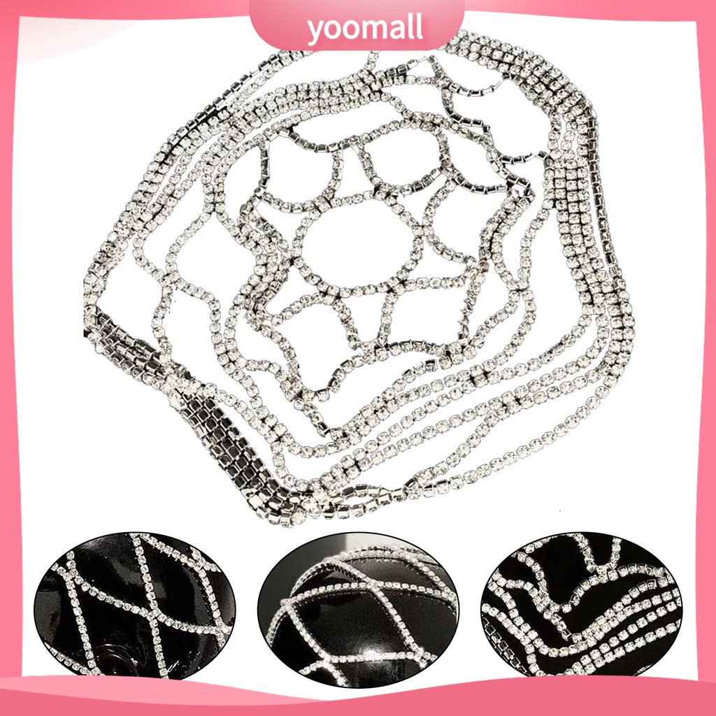 [YM] Cài Tóc Nhiều Lớp Thiết Kế Rỗng Đơn Giản Sang Trọng Quyến Rũ Cho Đám Cưới