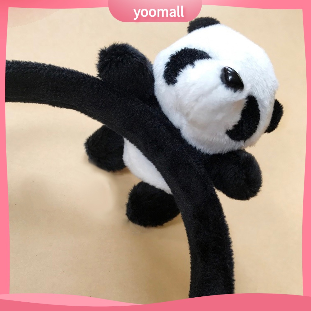 Dây Cột Tóc Co Giãn Hình Gấu Trúc Hoạt Hình Đáng Yêu Cho Nữ