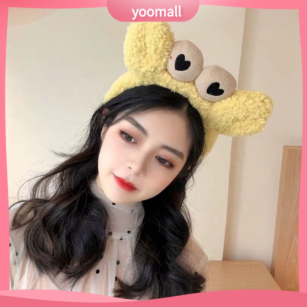 Băng Đô Cài Tóc Chống Trượt Hình Cua Hoạt Hình Dễ Thương Cho Nữ