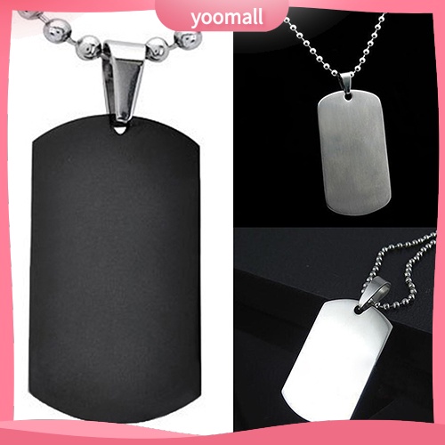 Vòng Cổ Bằng Thép Không Gỉ 316L Thời Trang Cá Tính Cho Nam / Nữ