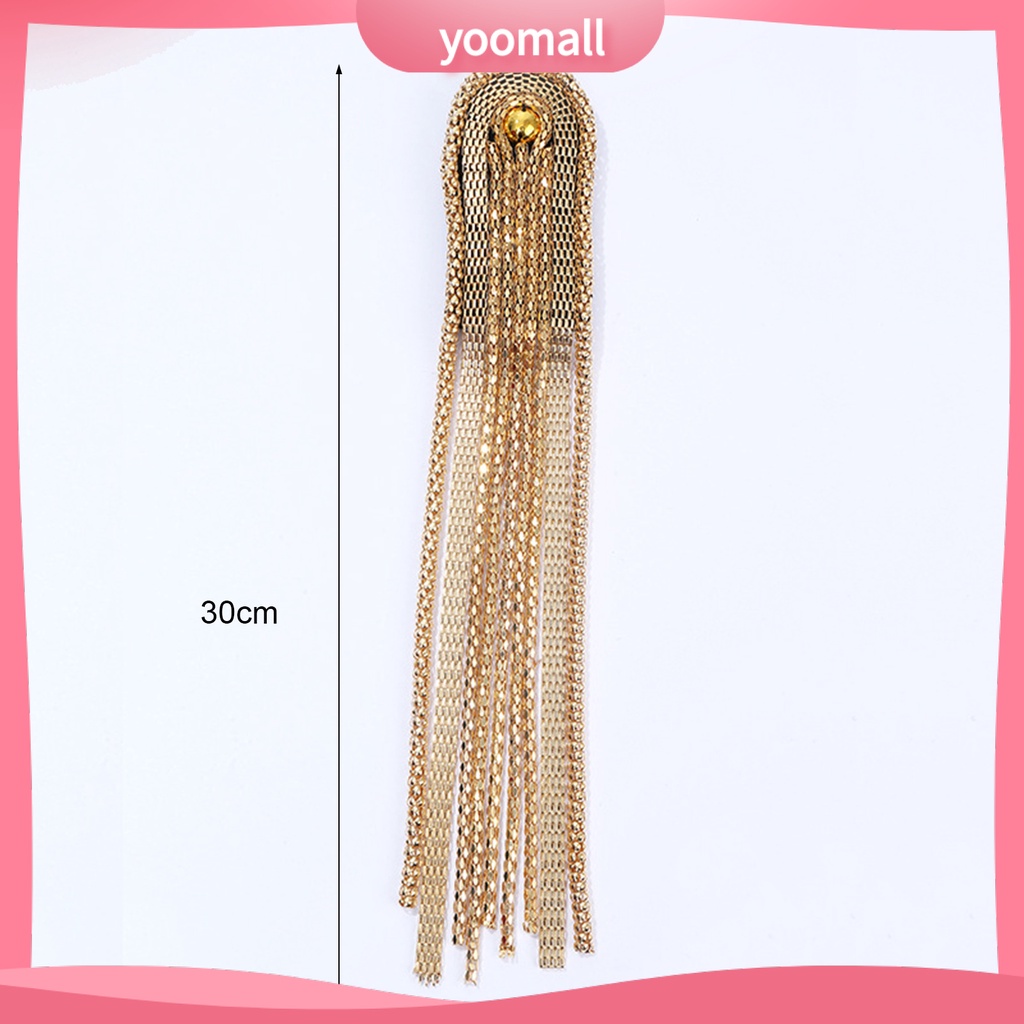 Ghim Cài Áo Trang Trí Phối Dây Tua Dài Cổ Điển DIY