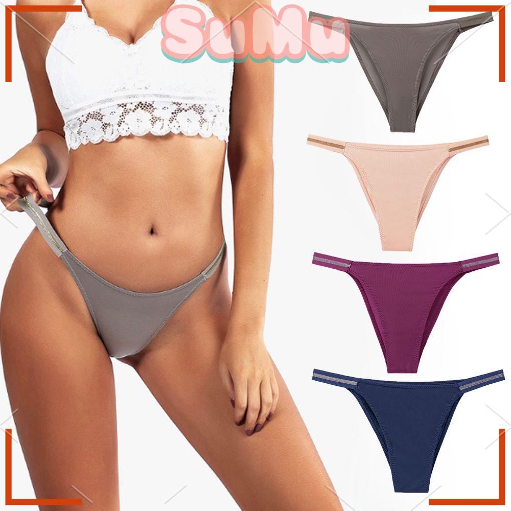 SUMU Quần Lót Cotton Thoáng Khí Gợi Cảm Cho Nữ
