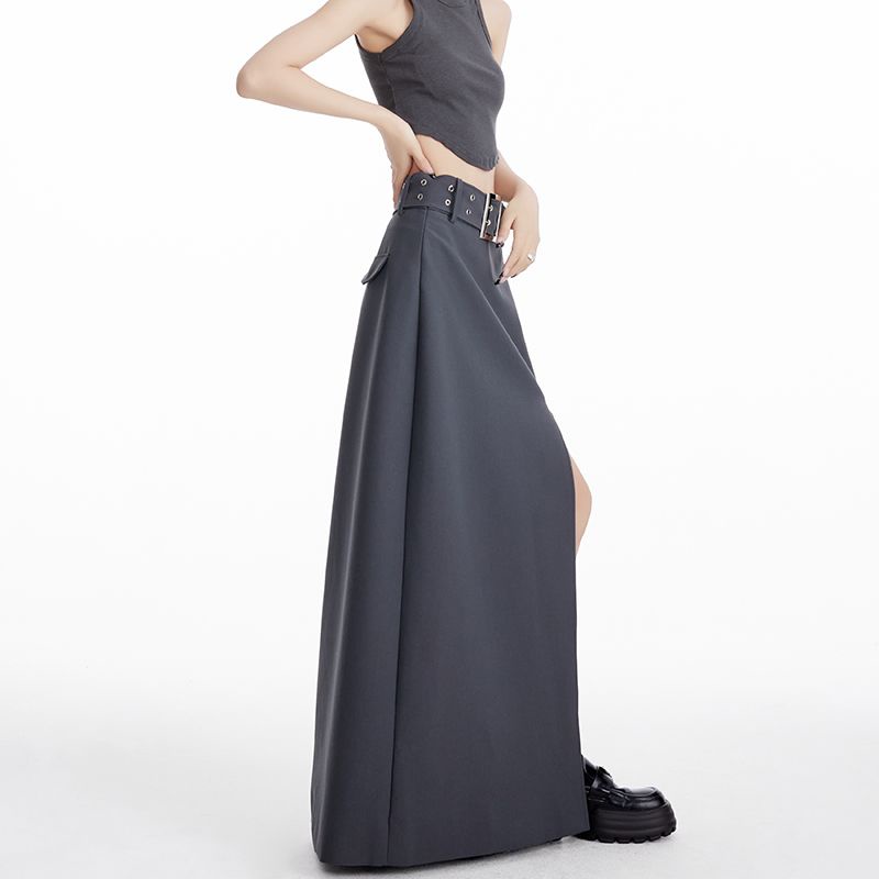 Chân váy Chân váy jean Chân Váy Bò váy nữ Chân Váy Chữ A 2023 New Style JL0713010