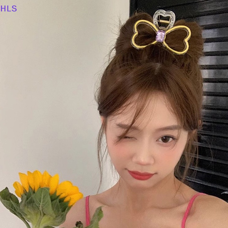 Kẹp Tóc Nơ Đính Đá Thời Trang Cho Nữ