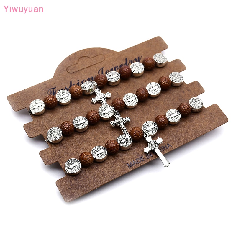 Bộ 3 Vòng Tay Chuỗi Hạt Phong Cách Công Giáo Mới