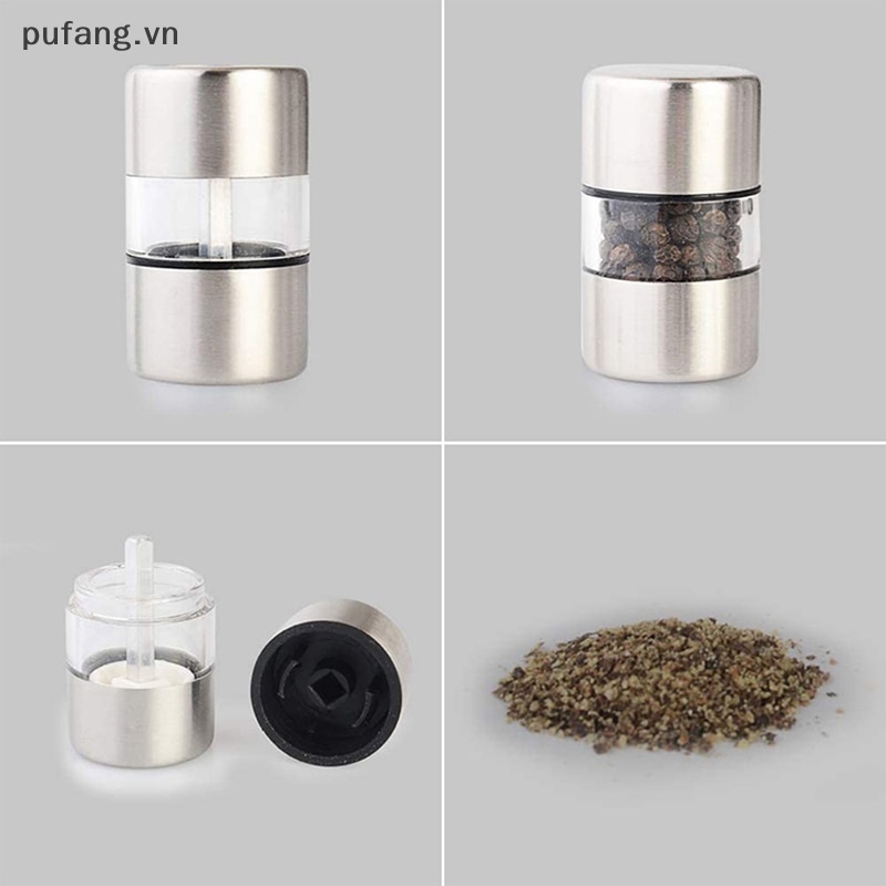1 Dụng Cụ Xay Tiêu Cầm Tay Bằng Thép Không Gỉ