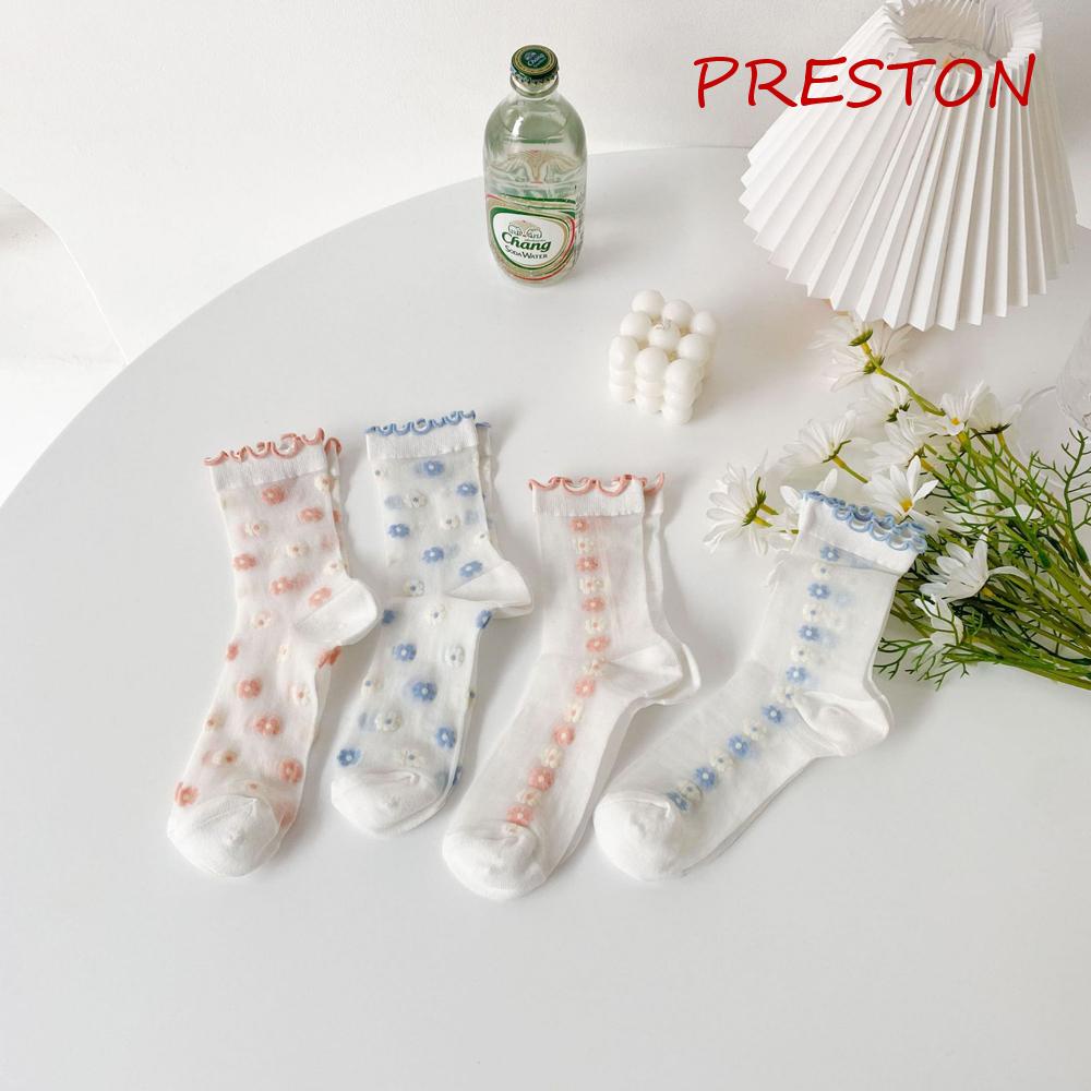 PRESTON Vớ Hoa Hàn Quốc Ngọt Ngào Mới