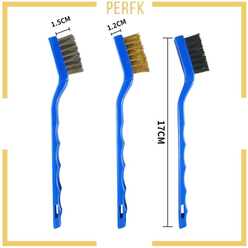 Set 3 Cọ Vệ Sinh Vết Gỉ Sét Mini Bằng Đồng Thau