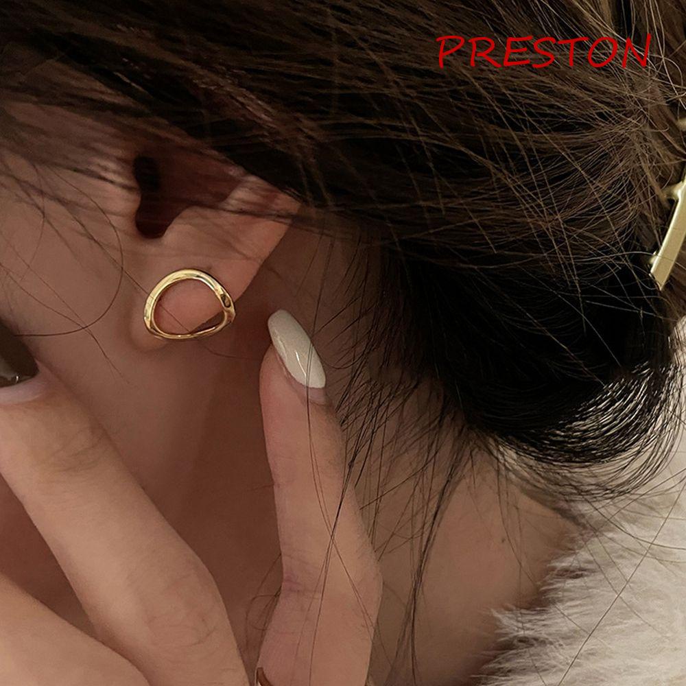 Bông Tai Kim Loại Phong Cách Retro