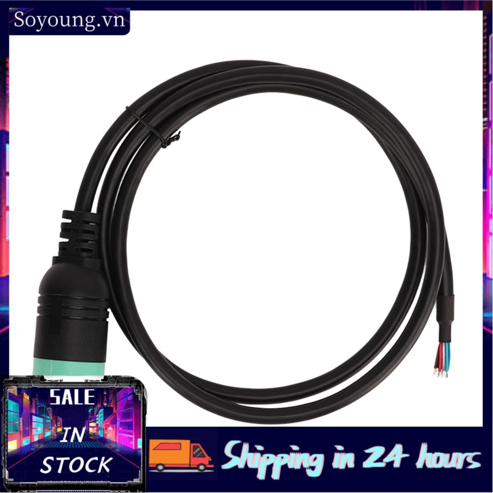 Soyoung J1939 9pin Female To Open Cable Diagnostic Adapter High Stability for Vehicle