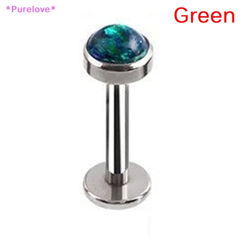 Khuyên Mũi / Môi Đính Đá Opal Kích Thước 6-8mm Mới