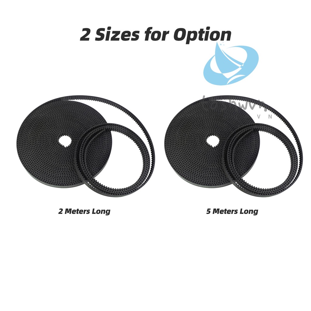 Dây Đai Hẹn Giờ GT2 Rộng 6mm Dài 5M Với 5 Bánh Răng GT2 20 5mm Cho Máy In 3D