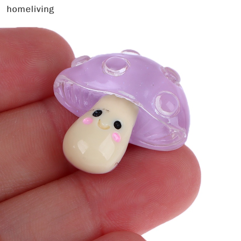 Bộ 5 Nấm Giả Bằng Resin Resin Làm Đồ Thủ Công Trang Trí DIY