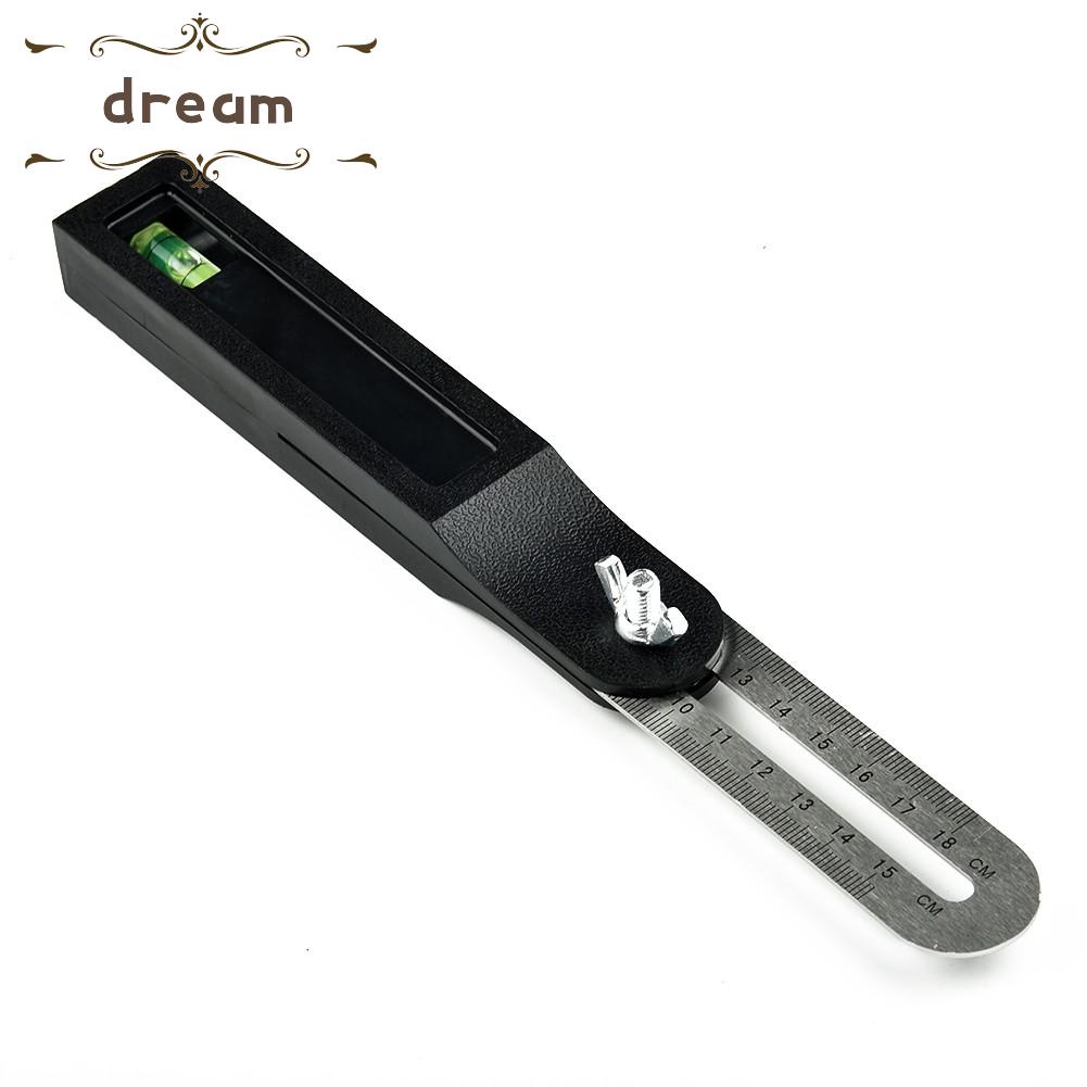 【DREAMLIFE】Angle Ruler Bevel Sliding Carpenters Gauge Angle Finder Wood Marking Tool