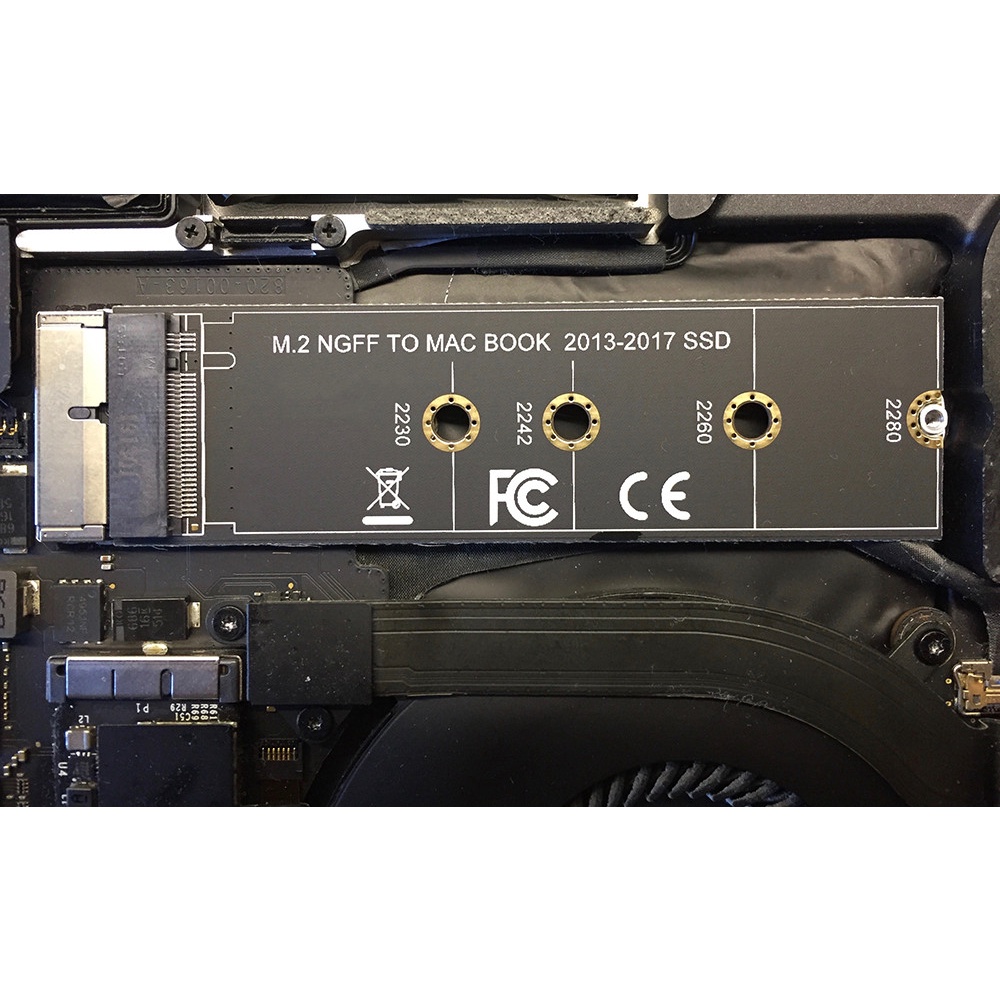 Thẻ chuyển đổi m.2 nvme ssd cho macbook air pro retina 2013-2017 nvme / ahci ssd bộ nâng cấp cho a1465 a1466 a1398 a1502