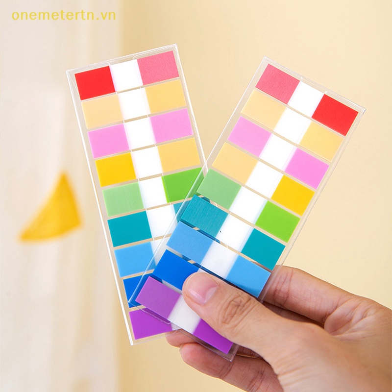 Onemetertn Set 180 Tờ Nhãn Dán Ghi Chú Dạ Quang Tiện Dụng