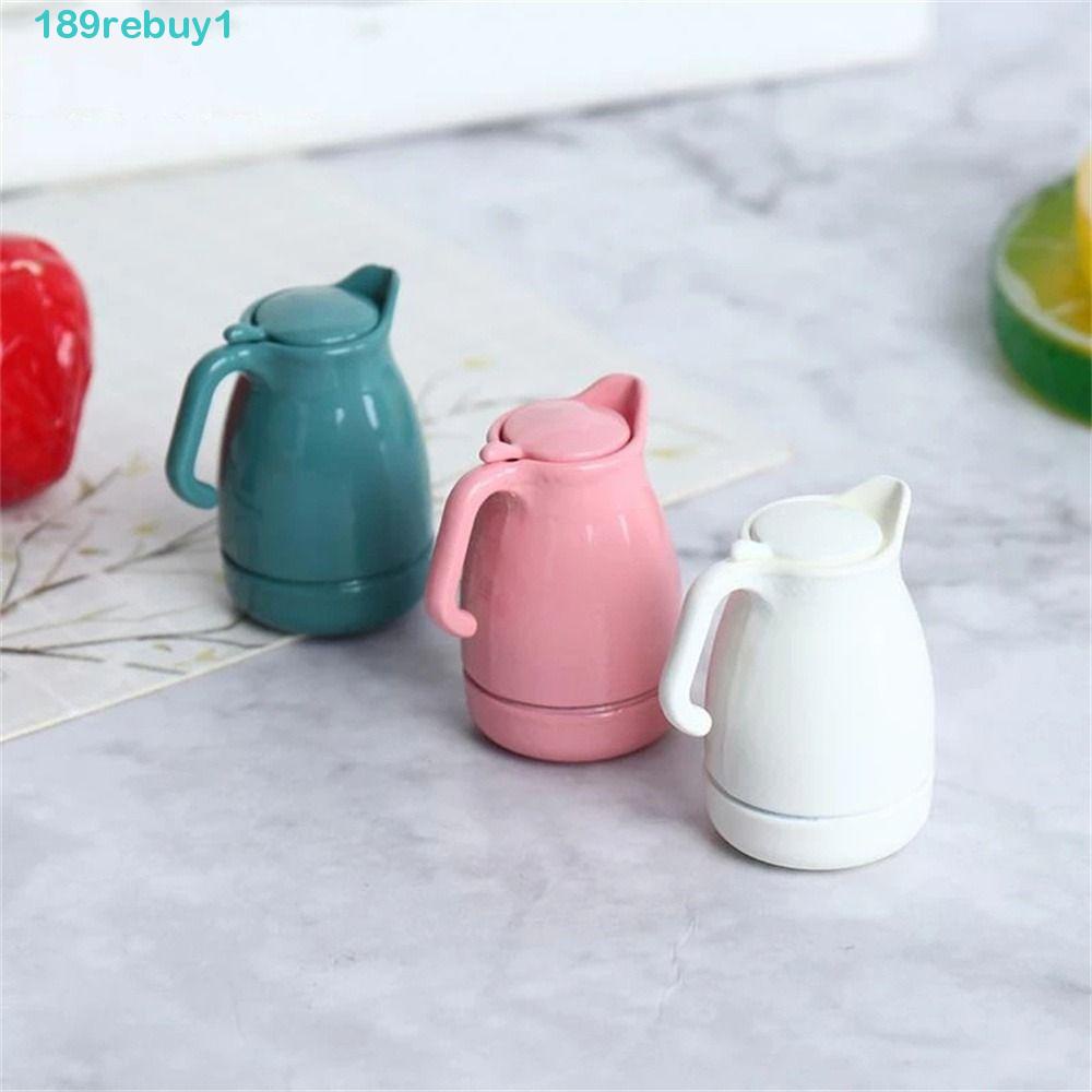 Mô Hình Ấm Nước Mini Bằng Hợp Kim Dùng Để Trang Trí Nhà Búp Bê REBUY1