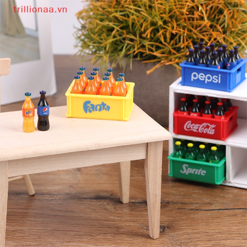 Mô Hình Chai Nước Uống Trang Trí Nhà Búp Bê Tỉ Lệ 1: 12