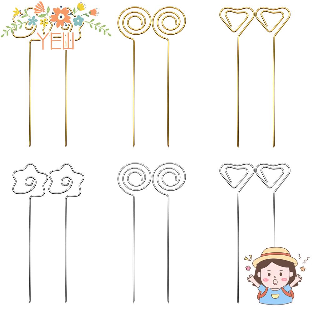 Set 2 Tăm Xỉa Răng Bằng Thép Không Gỉ Trang Trí Bàn Ăn