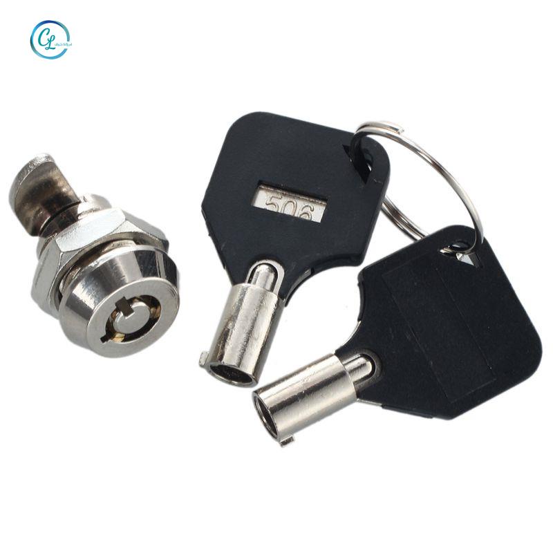 Bộ Ổ Khóa Và Chìa Khóa 12mm Cho Hộp Ngăn Kéo