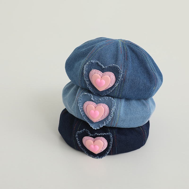 Nón Beret Hình Bát Giác Thời Trang Hàn Quốc Cho Bé Gái