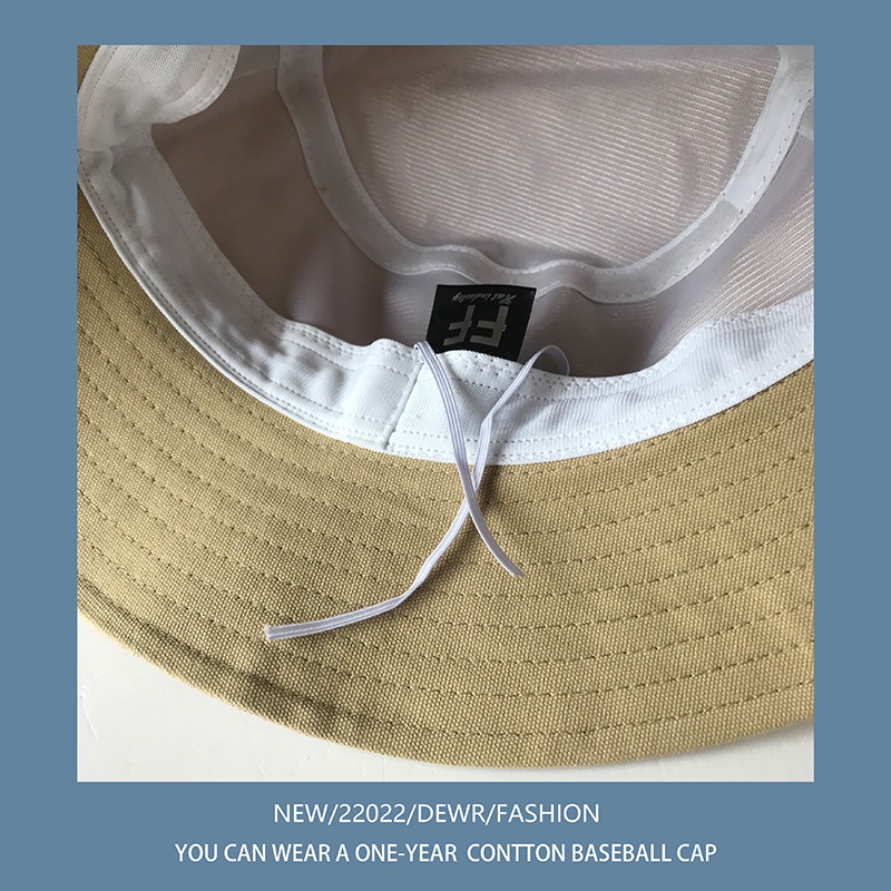 Nón Tai Bèo Chống Nắng Thêu Chữ Phong Cách Nhật Hàn Độc Đáo Thời Trang Xuân Hè Cho Nữ