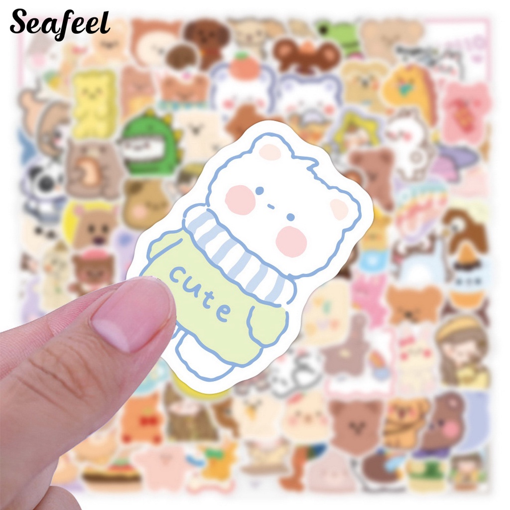 Set 100 Sticker Hoạt Hình Dán Đa Năng