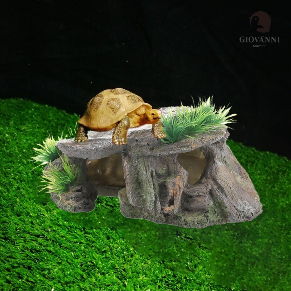 Bệ Leo Trèo Bằng Nhựa Trang Trí Bể Nuôi Rùa / Bò Sát