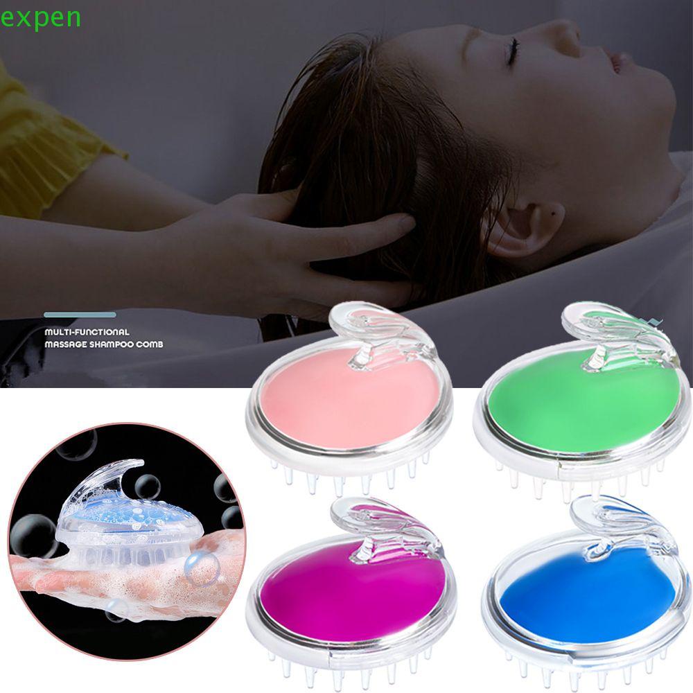 EXPEN Bàn Chải Massage Da Đầu Mềm Mại Nhỏ Gọn Cho Spa