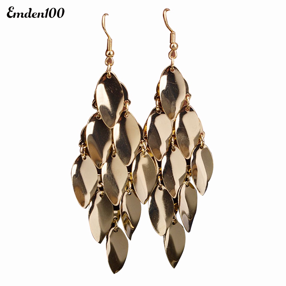 Bông Tai Dài Hình Giọt Nước Thời Trang Nữ Tính