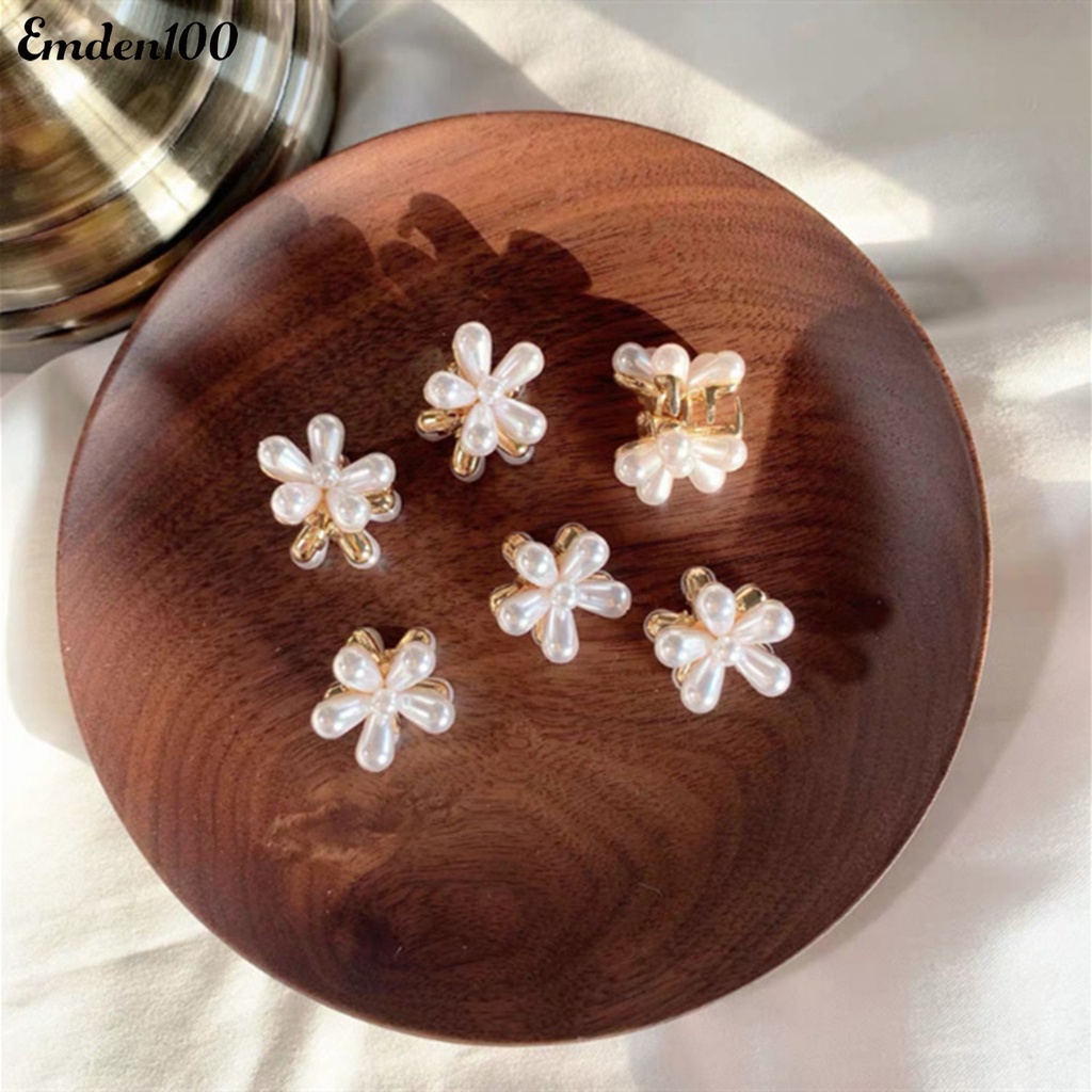 Kẹp Tóc Hình Hoa Đính Ngọc Trai Nhân Tạo Thời Trang