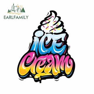 Earlfamily 13cm x 10.7cm Kem Dán Xe Ô Tô Cá Tính Mũ Bảo Hiểm Xe Máy Cản Chống Thấm Nước Vinyl Decal Thời Trang JDM Bảo Vệ Cửa Xe Ô Tô