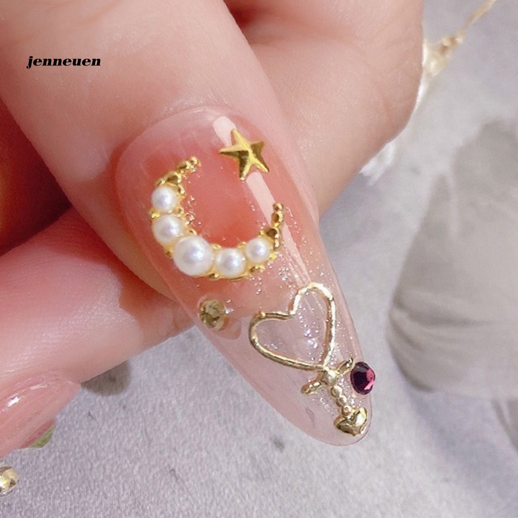 1 Hộp Phụ Kiện Trang Trí Móng Tay Hình Thủy Thủ Mặt Trăng Lấp Lánh DIY