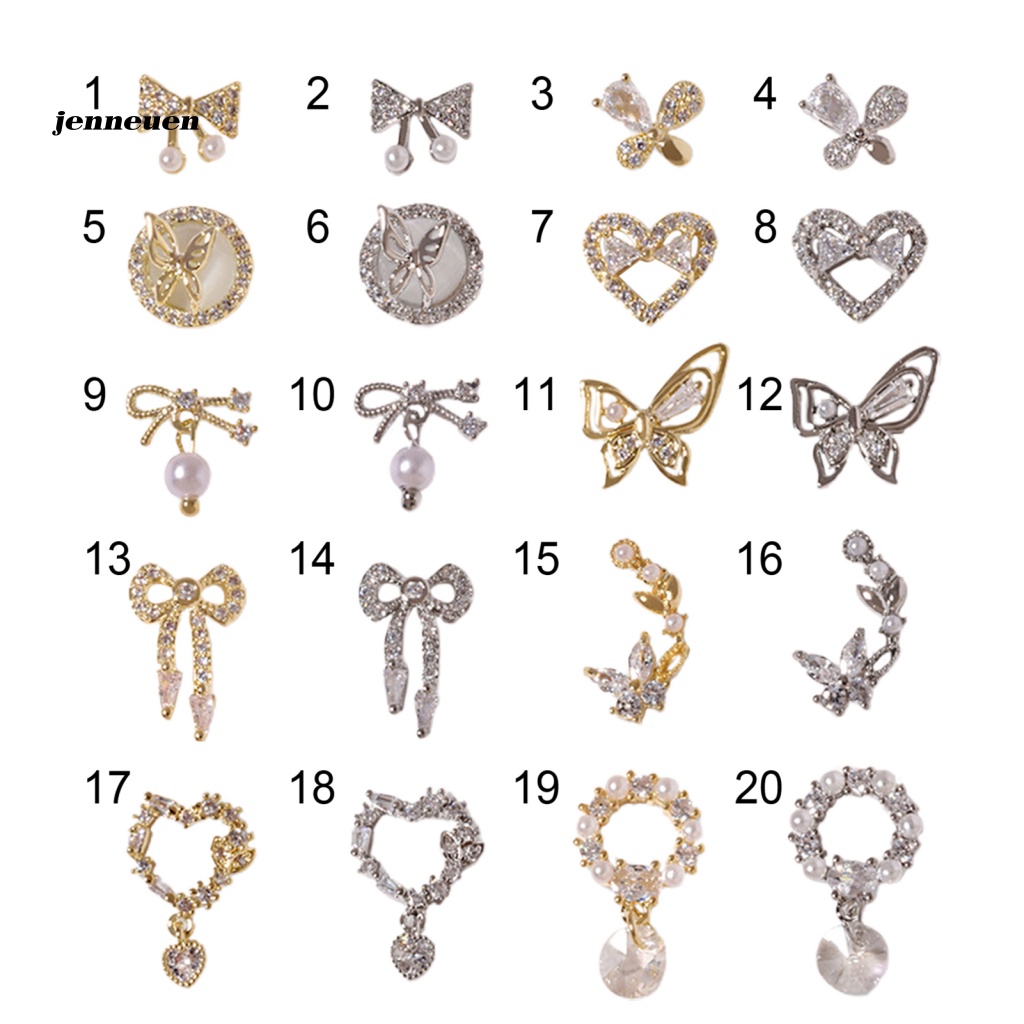 Phụ Kiện Trang Trí Móng Tay 3D Nhiều Hình Dạng DIY