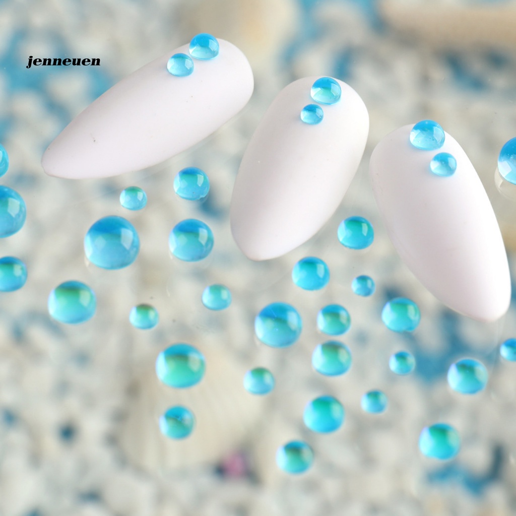 Hộp 6 Ngăn Đựng Hạt Cườm Resin Cực Quang Chuyên Dụng Cho Trang Trí Móng Tay