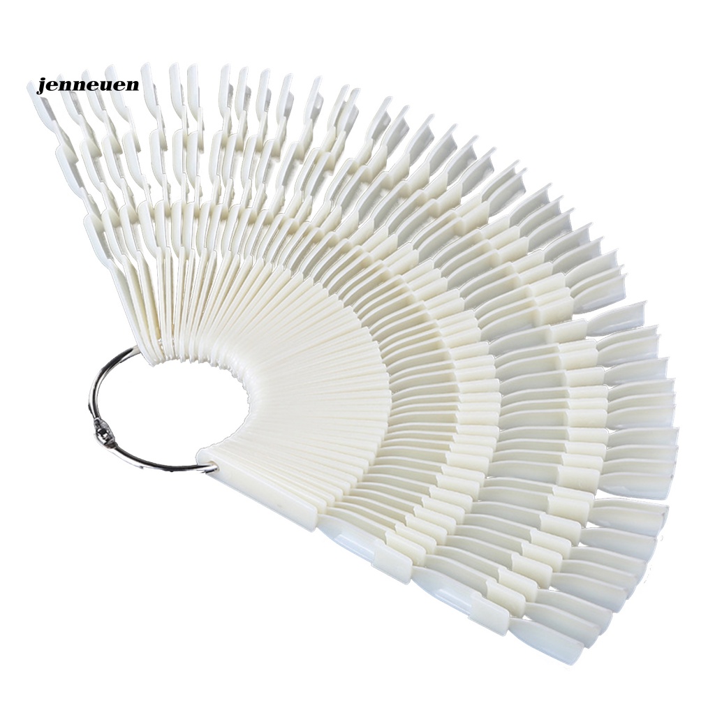 Set 50 Que Trưng Bày Mẫu Móng Tay Trong Suốt Thân Thiện Với Môi Trường