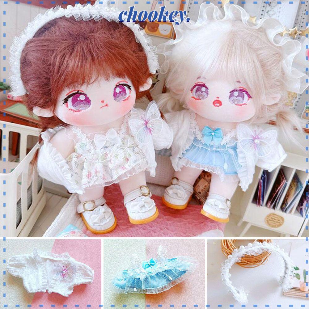 Set Đầm + Băng Đô Dễ Thương Cho Búp Bê EXO / Idol