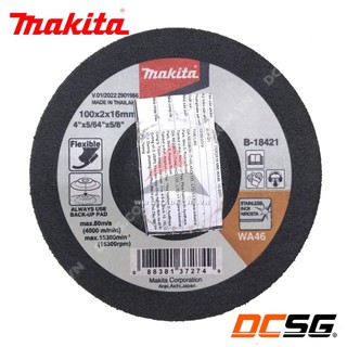 Đá mài mềm cho inox 100x2x16mm makita b-18421 | dcsg