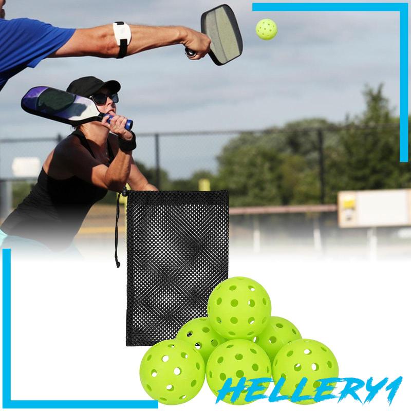 Set 6 Quả Bóng Pickleball 40 Lỗ Siêu Bền