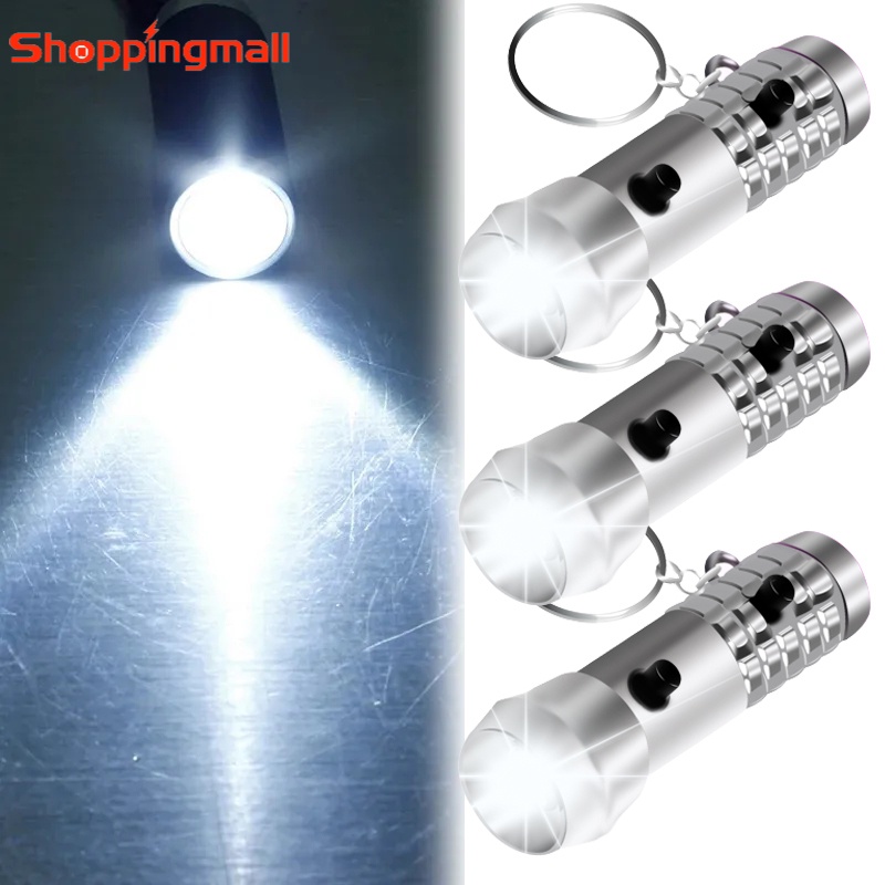 Set 1 / 3 Móc Khóa Đèn LED UV Mini Tiện Dụng