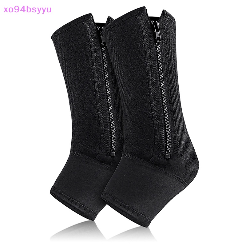 1 Đôi Tất Chân Nén Khí Xo94Bsyu Có Dây Kéo Co Giãn Cao Màu Trơn Có Khóa Kéo Hỗ Trợ Chăm Sóc Sức Khỏe