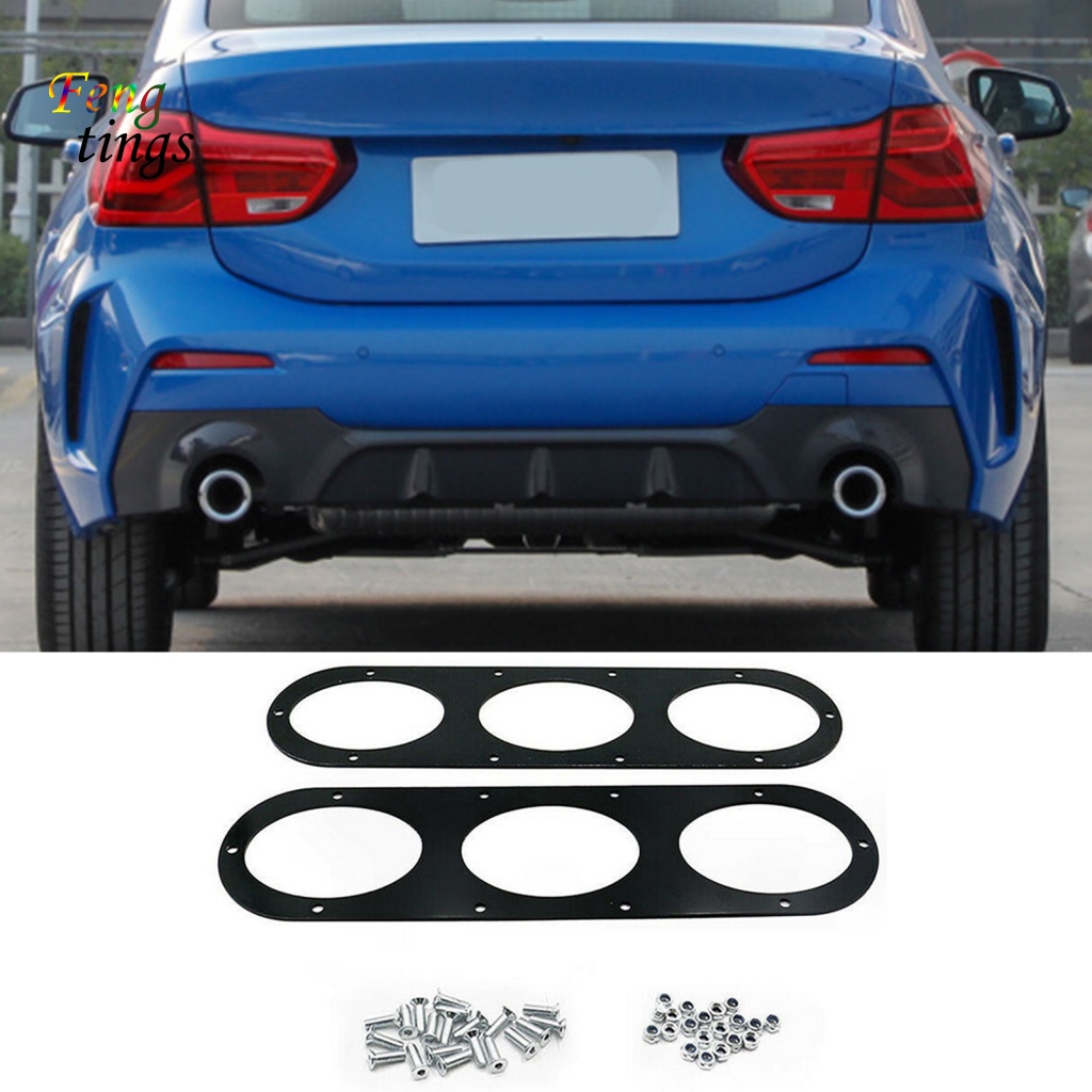 Tấm Chắn Phía Sau Bộ Khuếch Tán Khí Ba Lỗ Tròn Bằng Nhôm Cho Honda