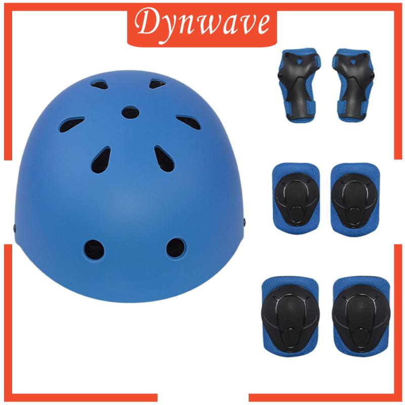 Bộ 7 Miếng Đệm Bảo Vệ Đầu Gối / Khuỷu Tay / Cổ Tay / Trượt Ván Thoải Mái Cho Bé