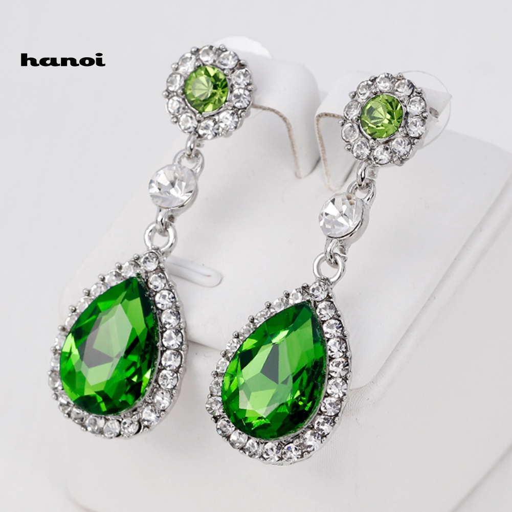 Bộ Trang Sức Đính Đá Thời Trang Dành Cho Nữ