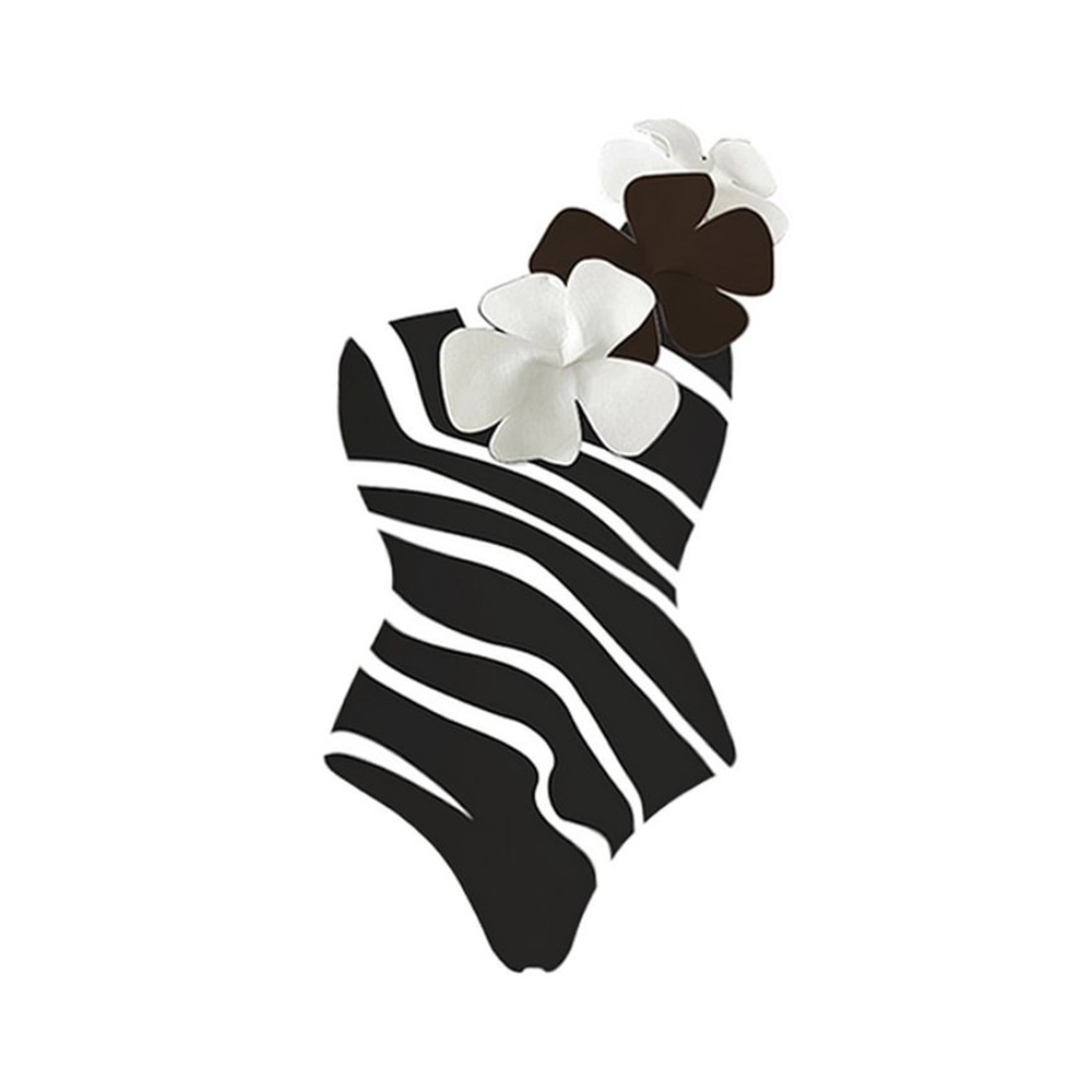 Đồ Bơi Một Mảnh Không Tay In Hoa Gợi Cảm Cho Nữ