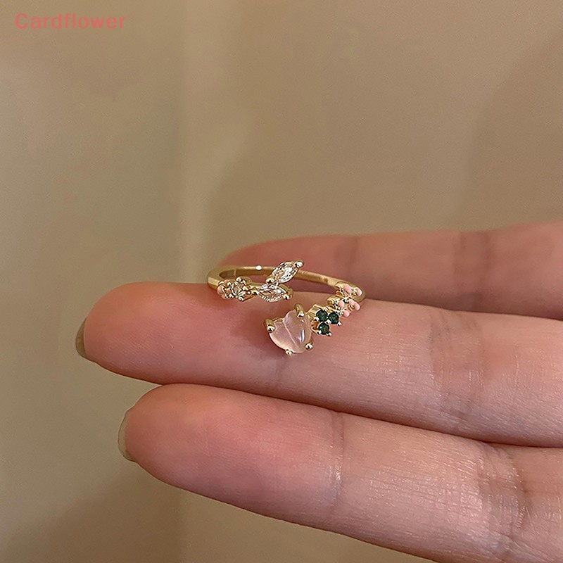 Nhẫn Hợp Kim Bạc Đính Đá Pha Lê Hình Trái Tim Thời Trang Vintage Dành Cho Nữ