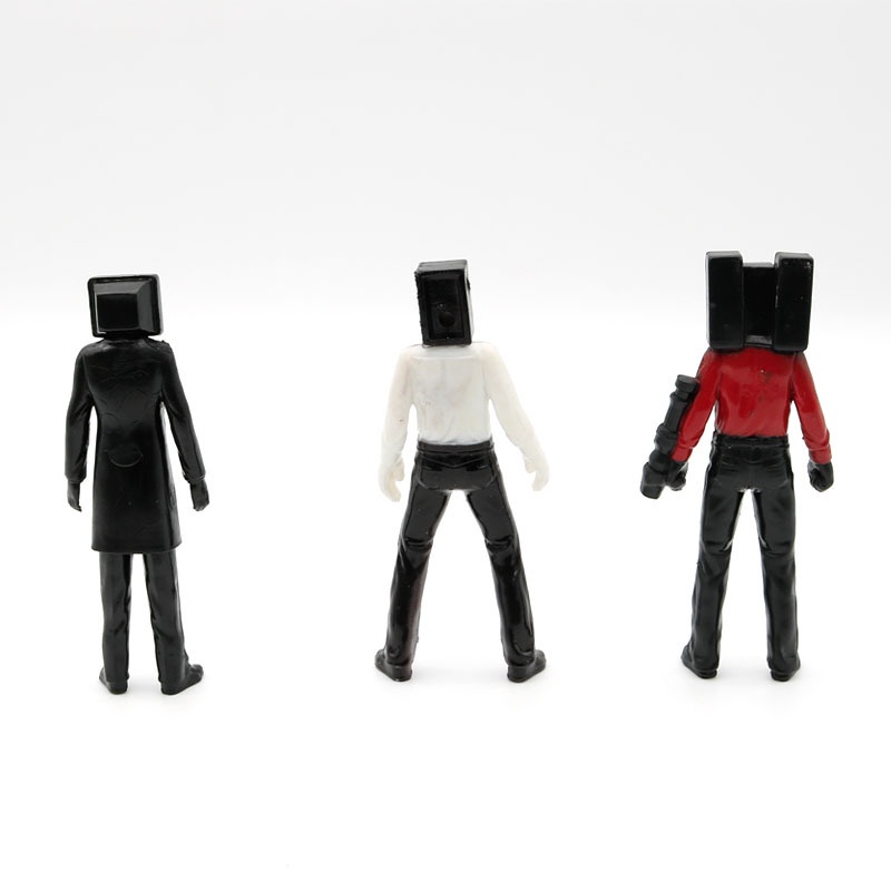 Skibidi Bộ Mô Hình toilet mini Dùng Làm Quà Tặng Sinh Nhật Cho Người Lớn Và Trẻ Em